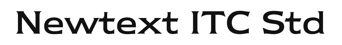 Newtext ITC Std original font preview