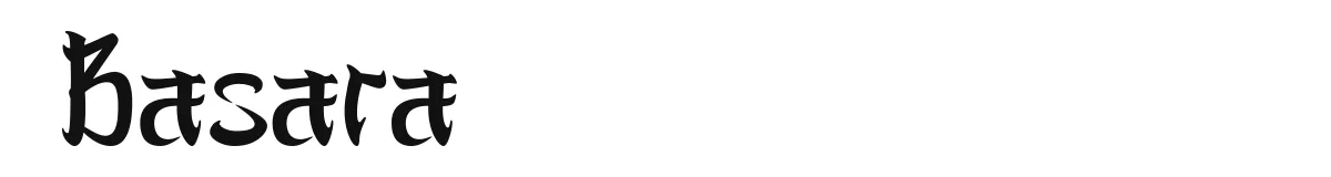 Basara font preview