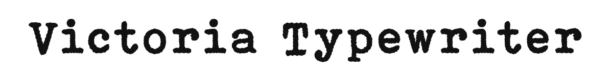 Victoria Typewriter font preview