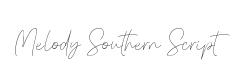 Melody Southern Script
