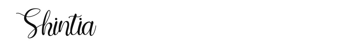 Shintia original font preview