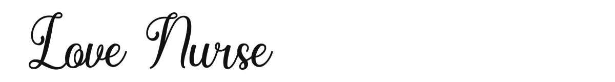 Love Nurse font preview