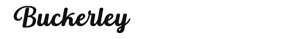 Buckerley font preview