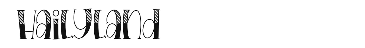 Hailyland font preview