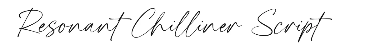 Resonant Chilliner Script font preview