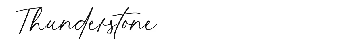 Thunderstone font preview