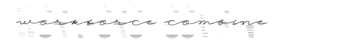 Workforce Combine font preview