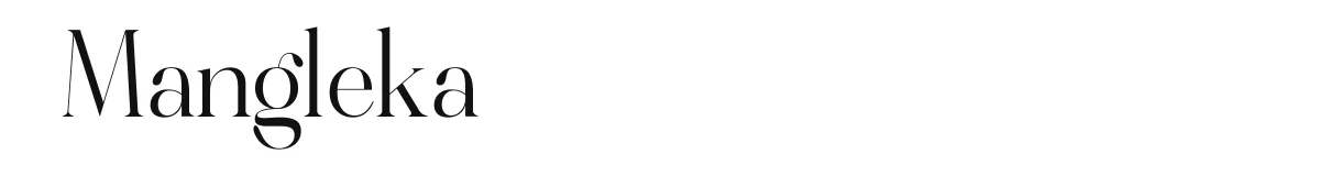 Mangleka original font preview