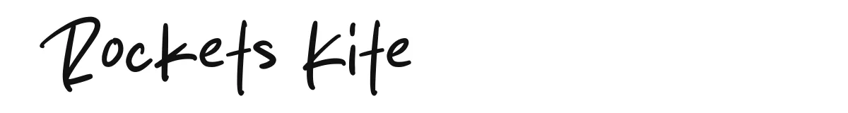 Rockets Kite original font preview