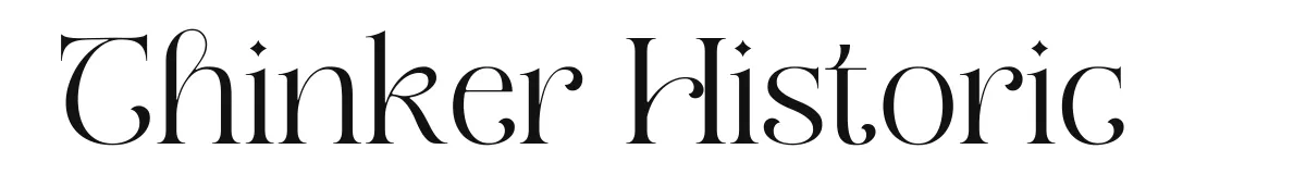 Thinker Historic original font preview