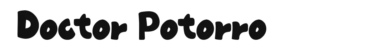 Doctor Potorro original font preview