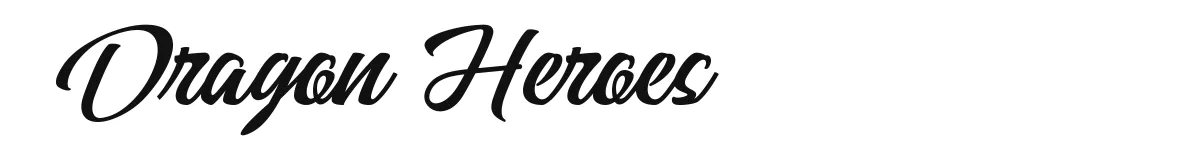 Dragon Heroes font preview