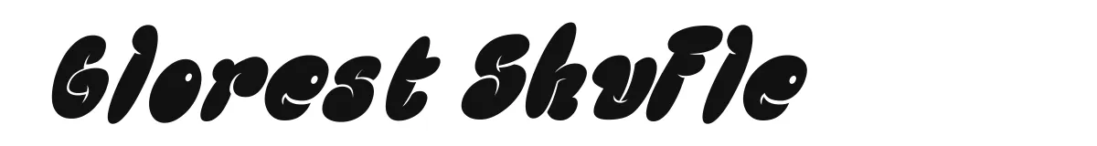 Glorest Shufle Italic preview