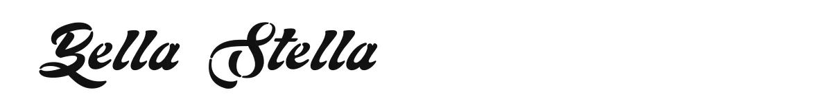 Bella Stella font preview