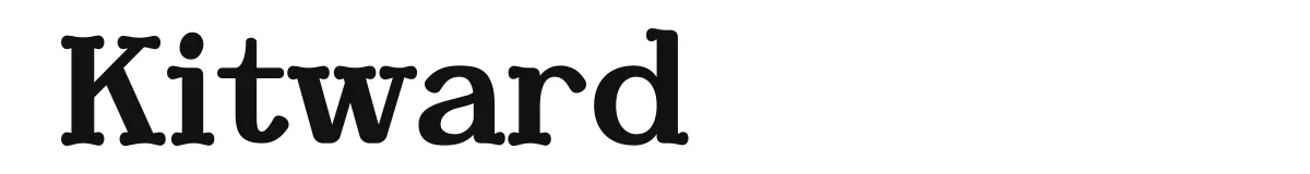 Kitward font preview