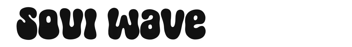 Soul Wave original font preview