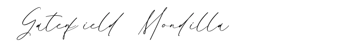 Gatenfield Mondilla font preview