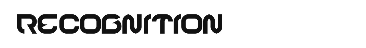 Recognition original font preview