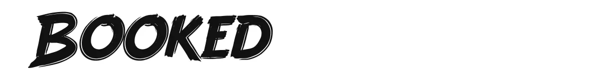 Booked original font preview