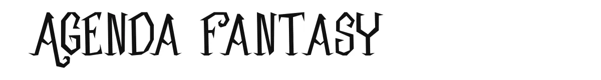 Agenda Fantasy original font preview