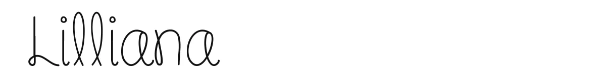 Lilliana font preview