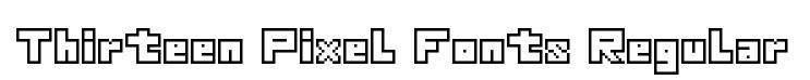 Thirteen Pixel Fonts Regular