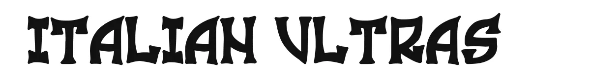 Italian Ultras font preview