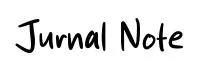 Jurnal Note