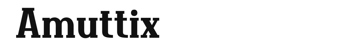 Amuttix font preview
