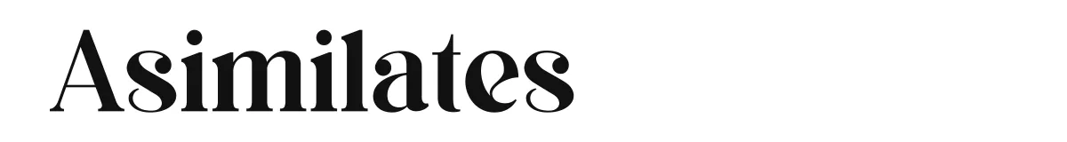Asimilates font preview