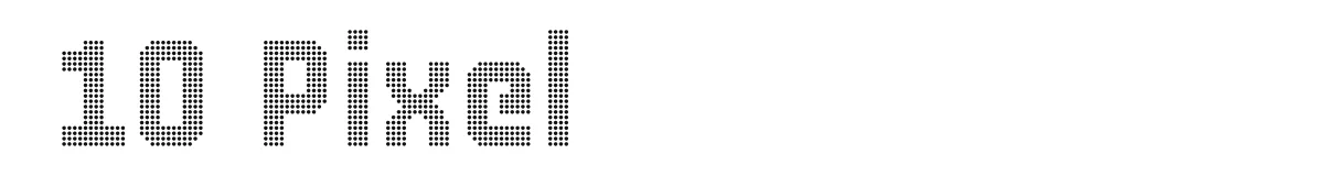 10 Pixel font preview