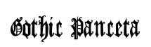 Gothic Panceta
