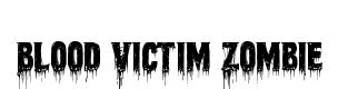 Blood Victim Zombie