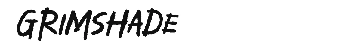 Grimshade font preview