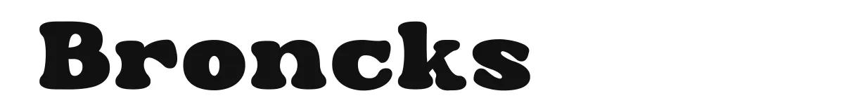Broncks font preview