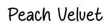 Peach Velvet