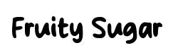 Fruity Sugar font preview