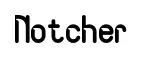 Notcher font preview