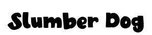 Slumber Dog font preview