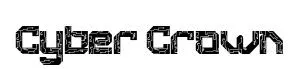 Cyber Crown font preview