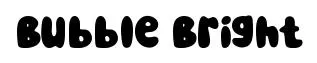 Bubble Bright font preview