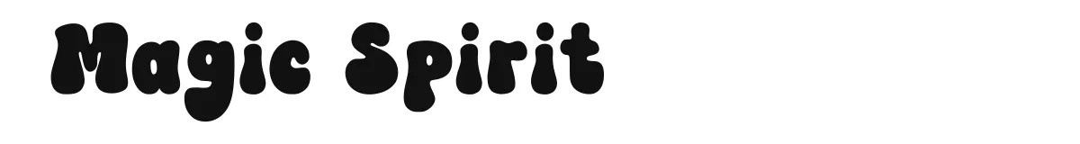Magic Spirit original font preview