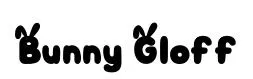 Bunny Gloff font preview