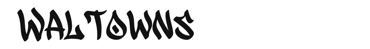 Waltowns original font preview