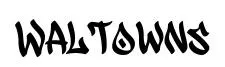 Waltowns font preview