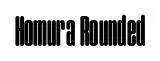 Homura Rounded font preview