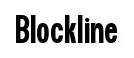 Blockline font preview