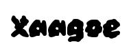 Xaagoe original font preview