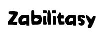 Zabilitasy original font preview