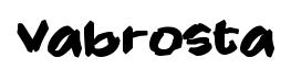 Vabrosta original font preview
